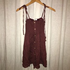 Skylar+Madison Summer Dress Maroon